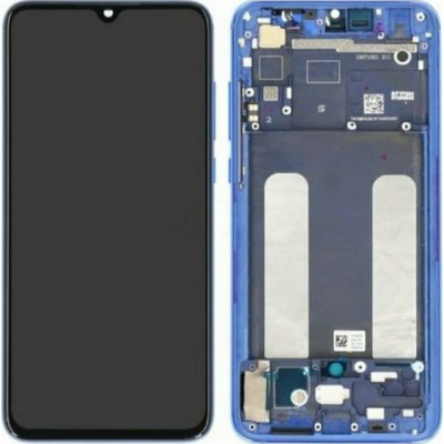  Display Unit + Frame for Xiaomi Mi 9 Lite aurora blue OEM