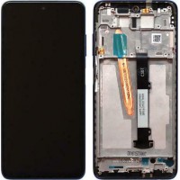 Display +Frame for Xiaomi Poco X3 blue OEM