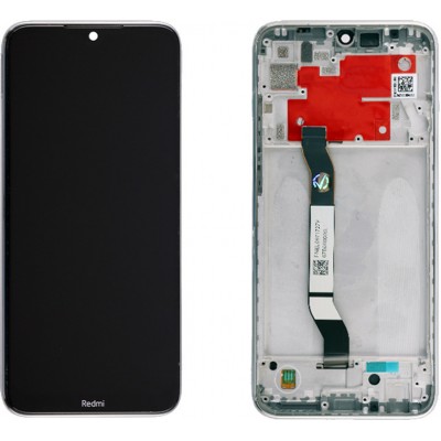 Display Unit + Frame for Redmi Note 8T moonlight white OEM