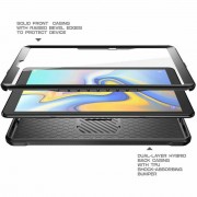 Supcase Unicorn Beetle Pro Flip Cover Stand / Ανθεκτική Μαύρο (Galaxy Tab A8)