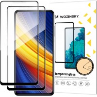 Wozinsky Full Glue Super Tough Full Face Tempered Glass Black (Poco X3 NFC / X3 Pro) - NOTE 9S