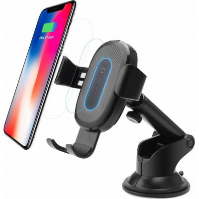 Baseus Βάση Κινητού Αυτοκινήτου WXYL-A01 με Ρυθμιζόμενα Άγκιστρα και Ασύρματη Φόρτιση