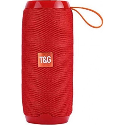 T&G TG-117 Ηχείο Bluetooth 5W με Ραδιόφωνο και διάρκεια μπαταρίας έως 4 ώρες Κόκκινο
