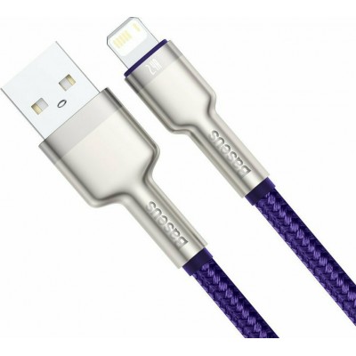Baseus Braided USB to Lightning Cable Μωβ 2m (CALJK-B05)