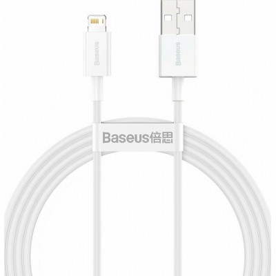 Baseus Superior Series USB to Lightning Cable Λευκό 1.5m (CALYS-B02)