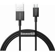 Baseus Superior Series Regular USB 2.0 to micro USB Cable Μαύρο 1m (CAMYS-01)