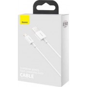 Baseus Superior Series USB to Lightning Cable Λευκό 1.5m (CALYS-B02)