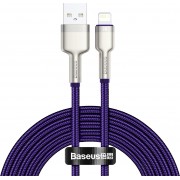 Baseus Braided USB to Lightning Cable Μωβ 2m (CALJK-B05)