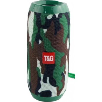 T&G TG-117 Ηχείο Bluetooth 5W με Ραδιόφωνο και διάρκεια μπαταρίας έως 4 ώρες Πολύχρωμο