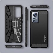 SPIGEN RUGGED ARMOR XIAOMI 12 PRO MATTE BLACK