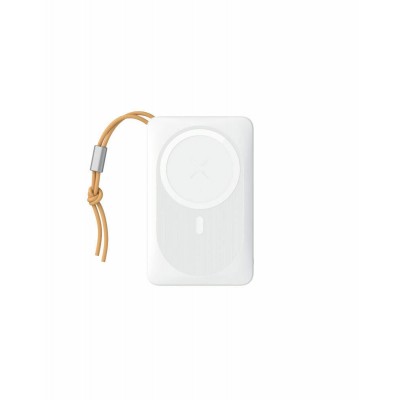 Veger MagOn Magnetic Wireless MagSafe Power Bank 10000mAh 15W με Θύρα USB-A Power Delivery / Quick Charge 3.0 Λευκό
