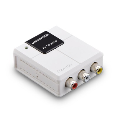Ugreen converter of analog-to-digital audio-video signal RCA - HDMI white (40225)