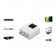 Ugreen converter of analog-to-digital audio-video signal RCA - HDMI white (40225)