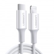 Ugreen MFi USB Type C cable - Lightning 3A 2m white (US171)