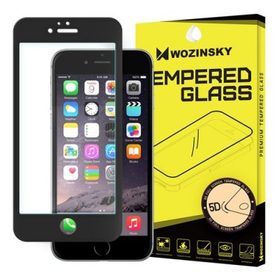 Wozinsky PRO+ Tempered Glass 5D Full Glue Super Tough Screen Protector Full Coveraged με περίγραμμα για  iPhone 6S / 6 Μαύρο