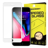 Wozinsky 5D Full Glue Προστασία Οθόνης για iPhone SE 2020 / iPhone 8 / iPhone 7 Λευκό