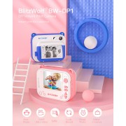 BlitzWolf BW-DP1 Instant Παιδική Φωτογραφική Μηχανή Μπλε
