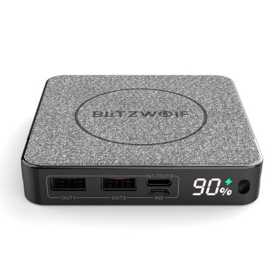 BlitzWolf BW-P13 Powerbank 10000mAh Wireless / QC 3.0 / PD 3A 18W (Black)