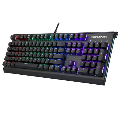 Motospeed CK76 RGB Gaming Mechanical Keyboard με Outemu Blue διακόπτες