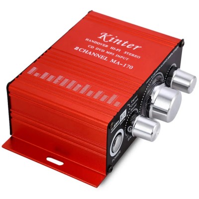 Kinter MA-170 12V 2 Channel Mini Digital Audio Ενισχυτής (Δεν περιέχεται τροφοδοτικό)