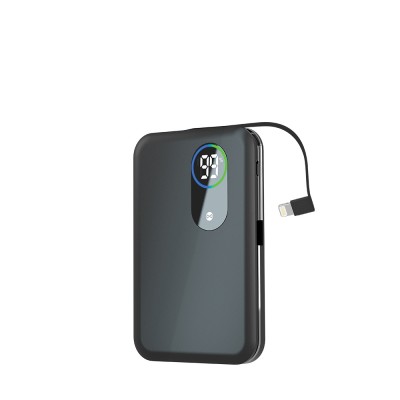 Forever Core power bank 5000 mAh + Lightning cable black (model: TB5LCB)