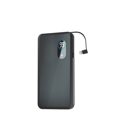 Forever Core power bank 10000 mAh + Lightning cable black (model:TB10LCB)