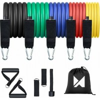 Original Wozinsky Λάστιχα Γυμναστικής Αντίστασης 11 Pack Set Include 5 Stackable Exercise Bands (WRTS5-01)