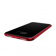 Baseus Bracket Wireless Charger Power Bank Qi 8000 mAh with Wireless Charging and Pull-Type Support red (PPALL-EX09)