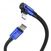 Baseus MVP Elbow USB Type C Power Delivery / Lightning Cable PD 18W 1m blue (CATLMVP-A03)