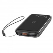 Baseus Mini S Bracket Power Bank 10000mAh 18W with Wireless Charger Qi 10W black (PPXFF10W-01)