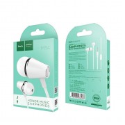 HOCO Earphones Honor Music M34 Άσπρα