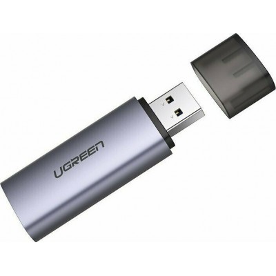 Ugreen Card Reader USB 3.0 για SD/microSD Γκρι (60723)