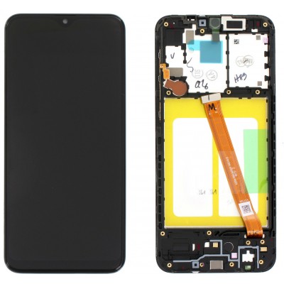 Γνήσια Samsung Οθόνη LCD και Μηχανισμός Αφής για Samsung Galaxy A20e SM-A202 - Μαύρο (GH82-20186A)