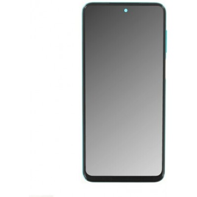 Γνήσια Οθόνη LCD και Μηχανισμός Αφής με Πλαίσιο για Xiaomi Redmi Note 9 Pro 560004J6B200 Πράσινο (Service Pack)