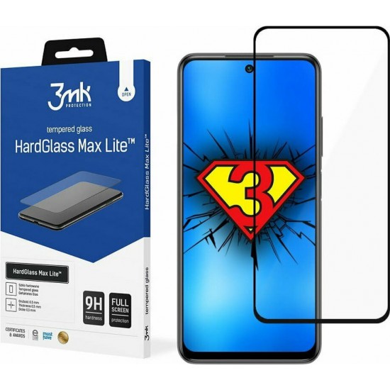 3MK HardGlass Max Lite Redmi Note 10 black