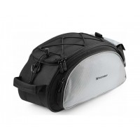 Wozinsky Bicycle Bike Pannier Bag Rear Trunk Bag with Shoulder Strap 13L black (WBB1BK)