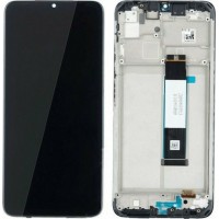 Γνήσια Οθόνη LCD με Μηχανισμό Αφής και Πλαίσιο για Xiaomi Redmi Note 9T 5600030J2200 (Service Pack) - Χρώμα: Μαύρο