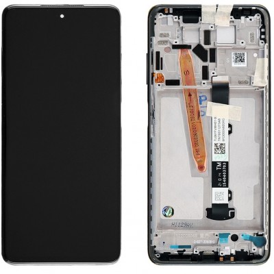 Γνήσια Οθόνη Και Μηχανισμός Αφής Με Πλαίσιο Xiaomi Poco X3 Pro Tarnish 560002J20S00 (Service Pack)