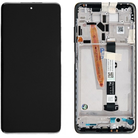 Γνήσια Οθόνη Και Μηχανισμός Αφής Με Πλαίσιο Xiaomi Poco X3 Pro Tarnish 560002J20S00 (Service Pack)