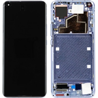 Γνήσια Οθόνη LCD με Μηχανισμό Αφής και Πλαίσιο για Xiaomi Mi 11 56000600K200 (Service Pack) - Χρώμα: purple