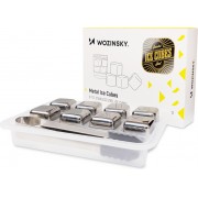 Wozinsky steel cooling cubes for drinks / drinks (WIC-S01)