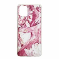Wozinsky Θήκη με Μαρμάρινο (Marble) Print  TPU case cover για  Xiaomi Mi 10 Lite Ροζ