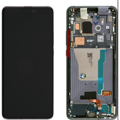 Γνήσια Οθόνη LCD και Μηχανισμός Αφής με Πλαίσιο για Xiaomi Poco F2 Pro 56000G0J1100 Μαύρο (Service Pack)