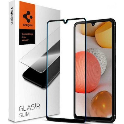 TEMPERED GLASS SPIGEN GLASS FC GALAXY A42 5G BLACK