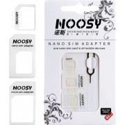  Noosy Αντάπτορας Nano SIM & Micro SIM White