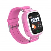 Q80 Παιδικό Smart Watch με Οθόνη, GPS Tracker, υποστήριξη SIM για IOS και Android - Ροζ