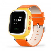 Q80 Παιδικό Smart Watch με Οθόνη, GPS Tracker, υποστήριξη SIM για IOS και Android - Κίτρινο