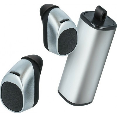 Ασύρματα Ακουστικά Forever TWE-200 In-ear Bluetooth Handsfree - Ασημί