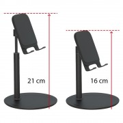Telescopic Desktop Bracket phone tablet holder black (K3S)