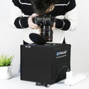 PULUZ PU5025B Μίνι αναδιπλούμενο στούντιο φωτογράφισης 25x25x25cm με ενσωματωμένο φωτισμό LED και 12 σκηνικά